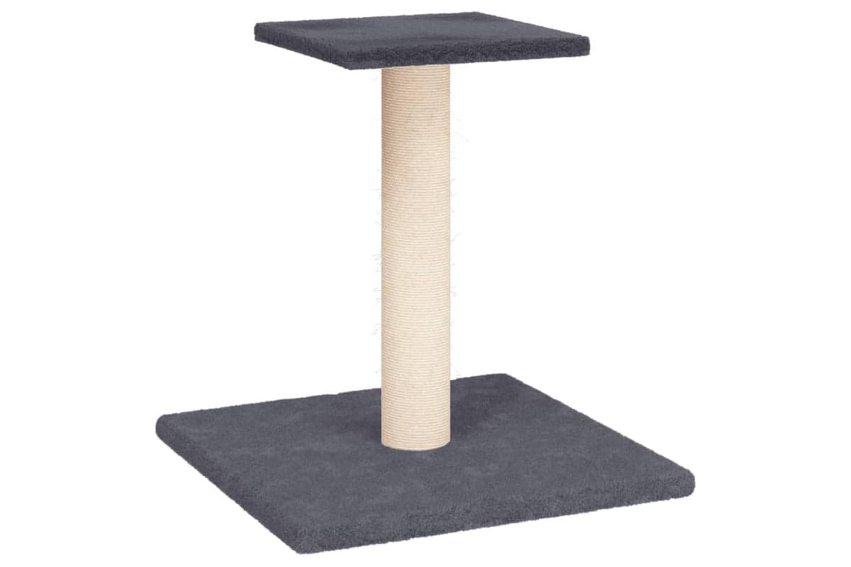 Vidaxl Cat Scratching Post With Platform Dark Grey 38 Cm