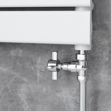 Maesta Traditional Manual Straight Radiator Valves (pair)