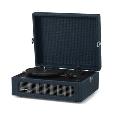 Crosley CR8017B-NYR Voyager 2-Way Bluetooth Record Player - Navy