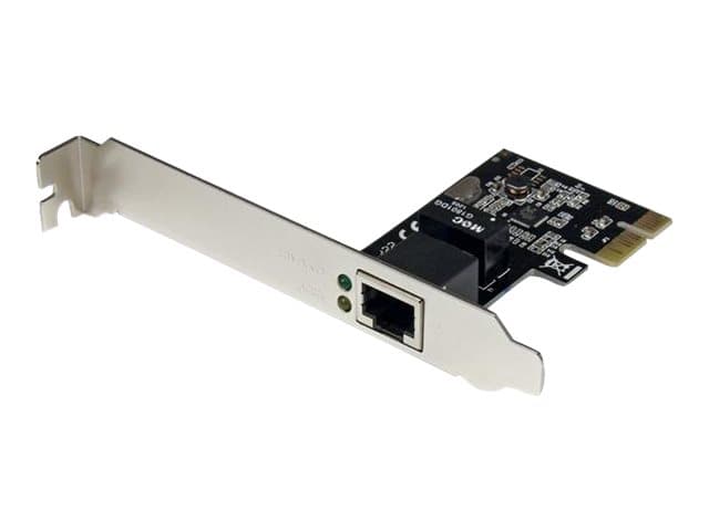 STARTECH.COM - Startech 1 Port PCIe Gigabit Network Server Adapter NIC Card - Dual Profile - Gigabit Desktop Adapter REV E Intel 6 Chip support (ST1000SPEX2) - network adapter - PCI Express x1 - Gigabit Ethernet