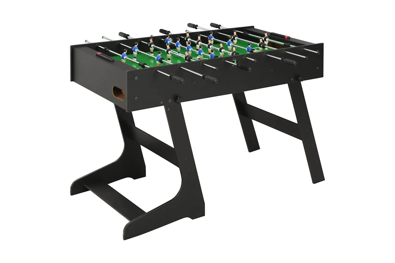 Vidaxl Folding Football Table 121x61x80 Cm Black