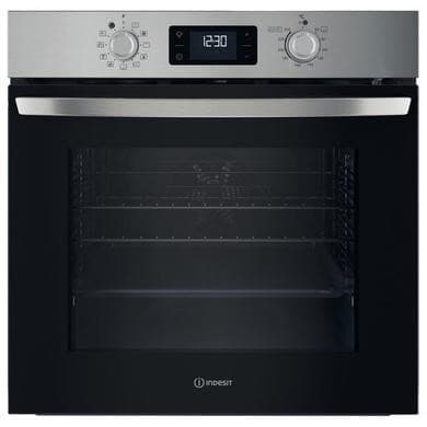 Indesit IO278P1XUK Turn&Go Electric Single Oven - Stainless Steel