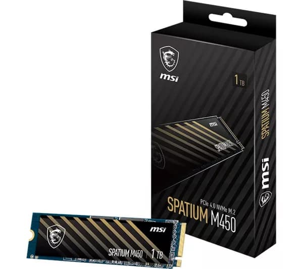 MSI Spatium M450 M.2 Internal SSD – 1 TB