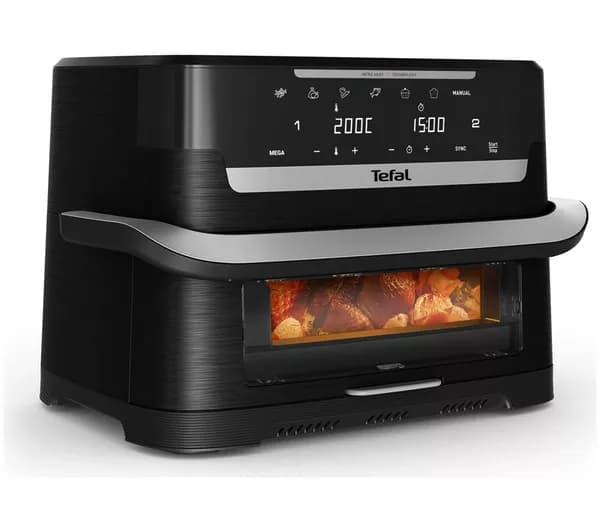 TEFAL Ingenio Dual Flex 9L Air Fryer - Black