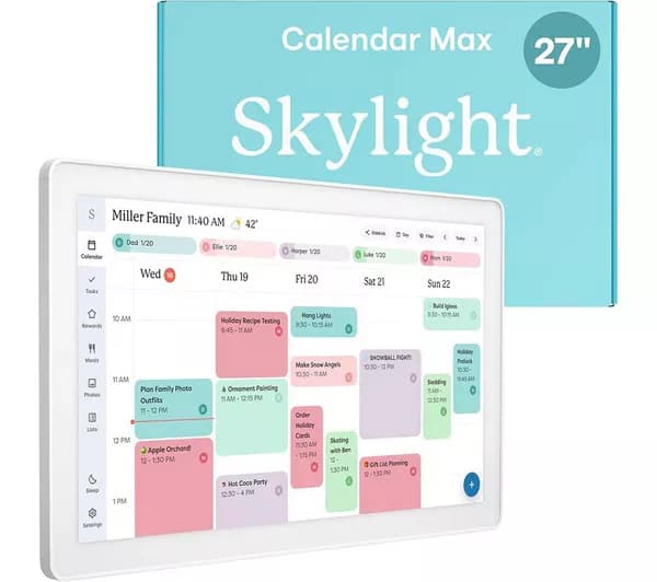SKYLIGHT Max 27" Smart Digital Calendar - White