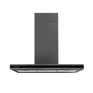 Refurbished Russell Hobbs 90cm Midnight Island Cooker Hood - Dark Steel