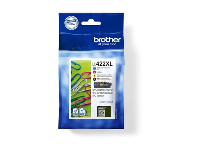 BROTHER - LC422XL - 4-pack - black, yellow, cyan, magenta - original - ink cartridge