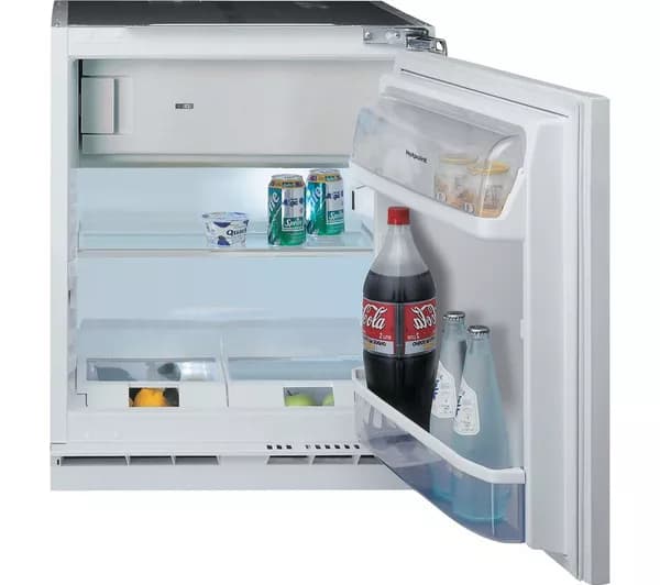 HOTPOINT Low Frost HBUF011.UK Integrated Undercounter Fridge - Fixed Hinge
