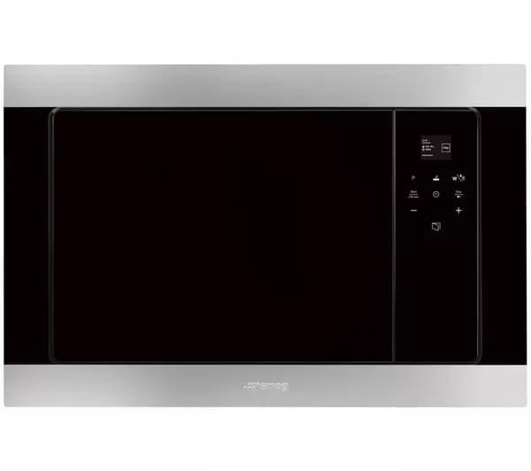 SMEG FMI320X2 Built-in Microwave with Grill - Stainless Steel
