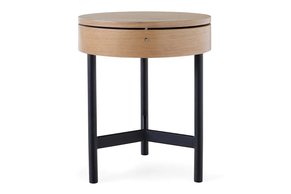 Heather Side Table | Wooden Top | Natural
