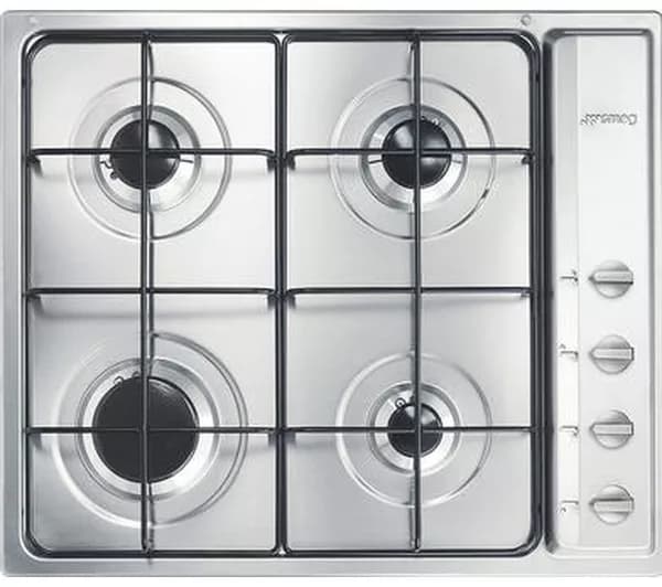 SMEG S64S 59 cm Gas Hob - Stainless Steel