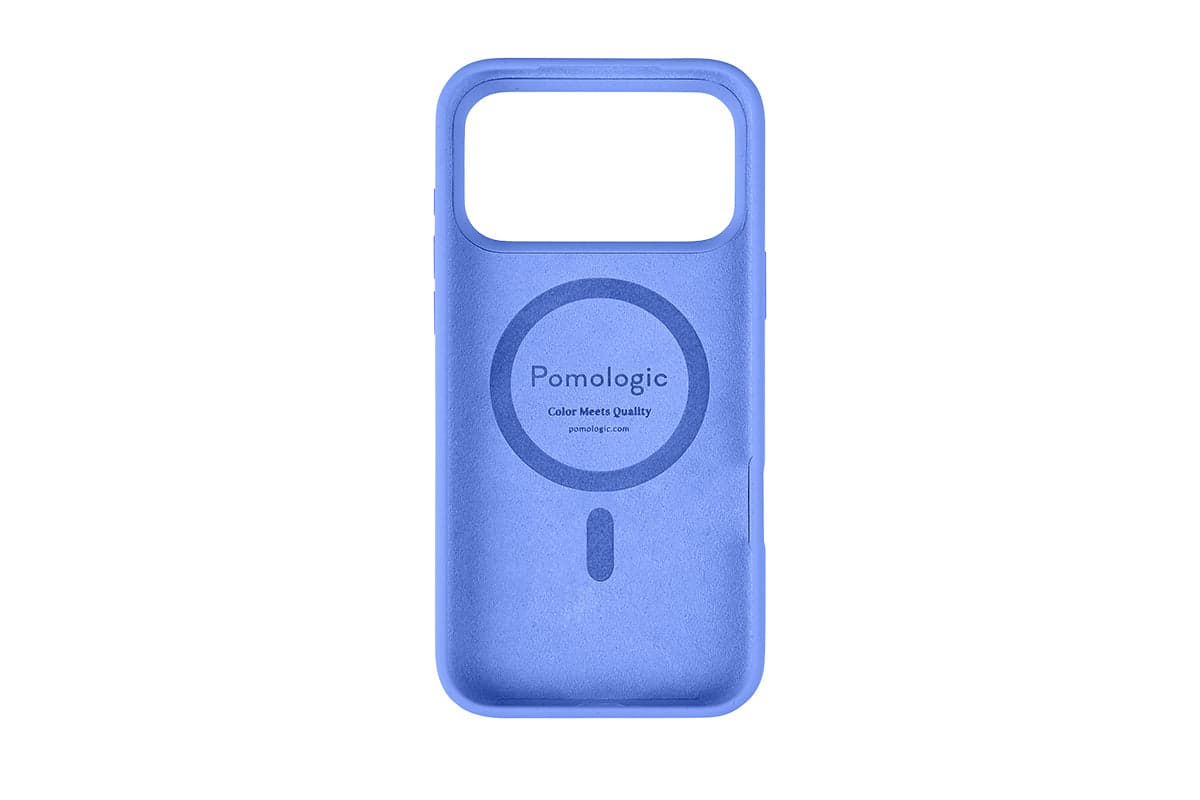 Pomologic iPhone 18 Pro Silicone CoverCase with MagSafe | Blue
