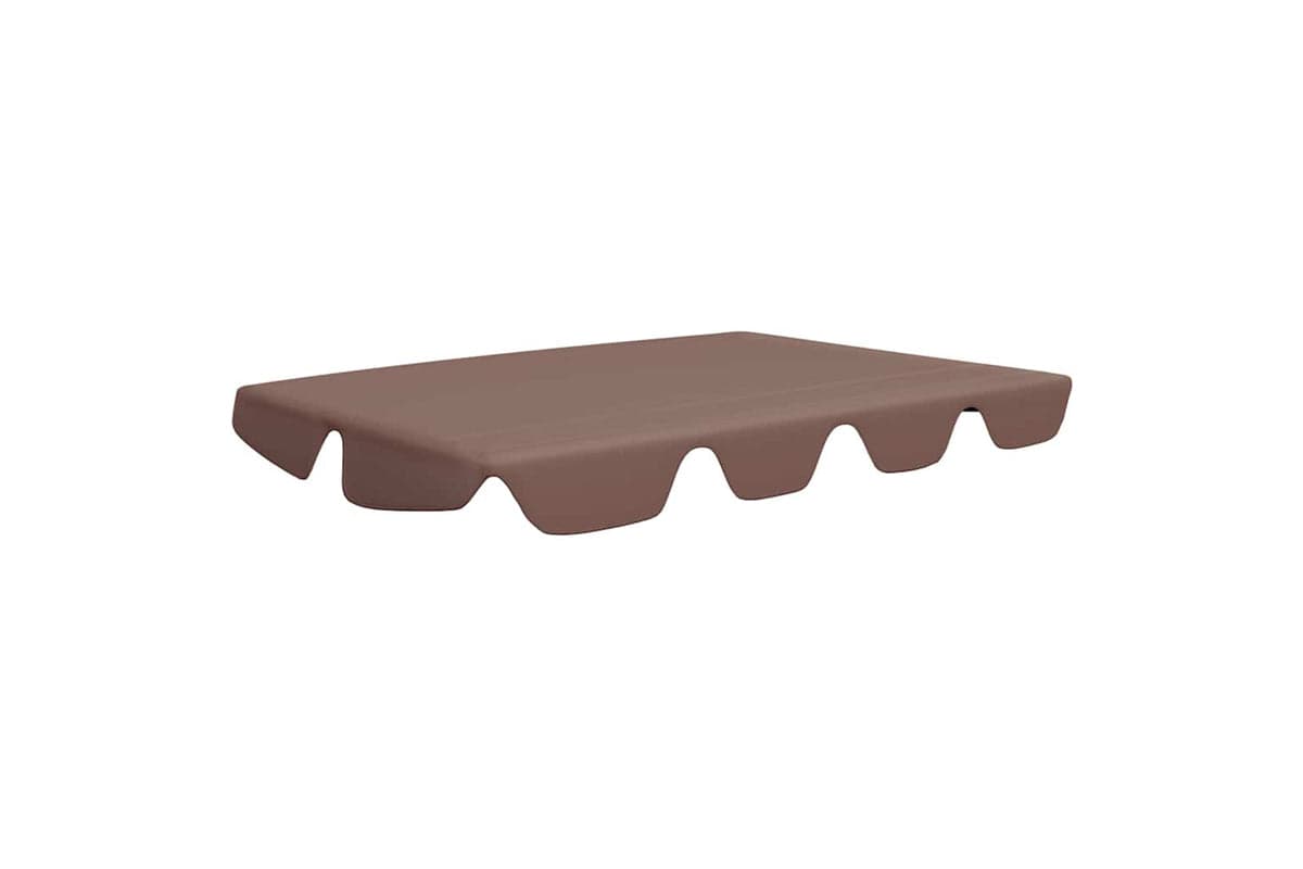 Vidaxl Replacement Canopy For Garden Swing Brown 188/168x145/110 Cm