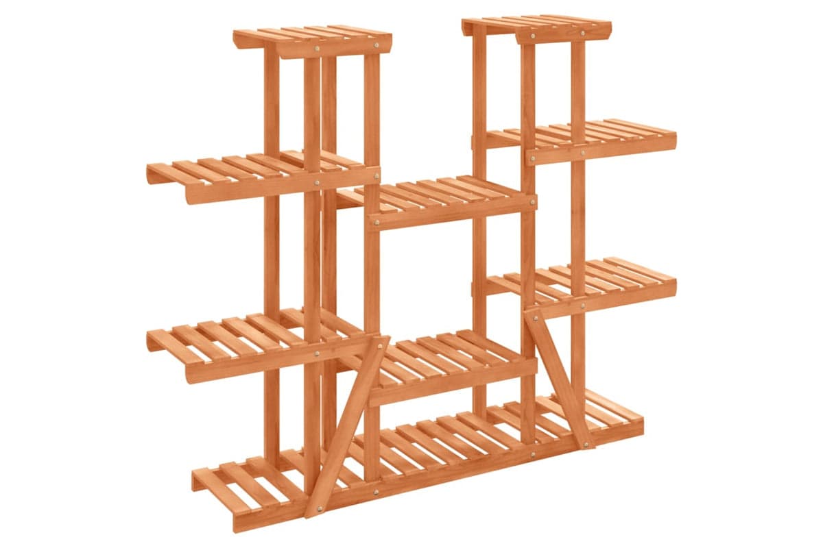 vidaXL 362858 Flower Stand 110x25x110.5cm Solid Wood Fir