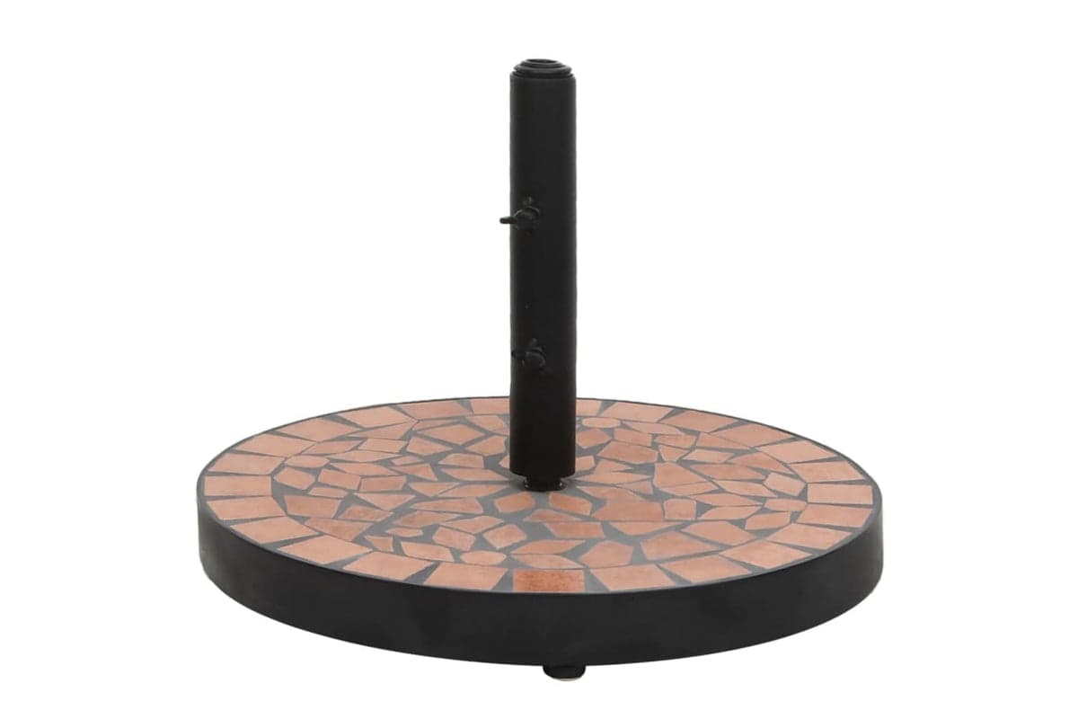 Vidaxl Parasol Base Terracotta Round 12 Kg