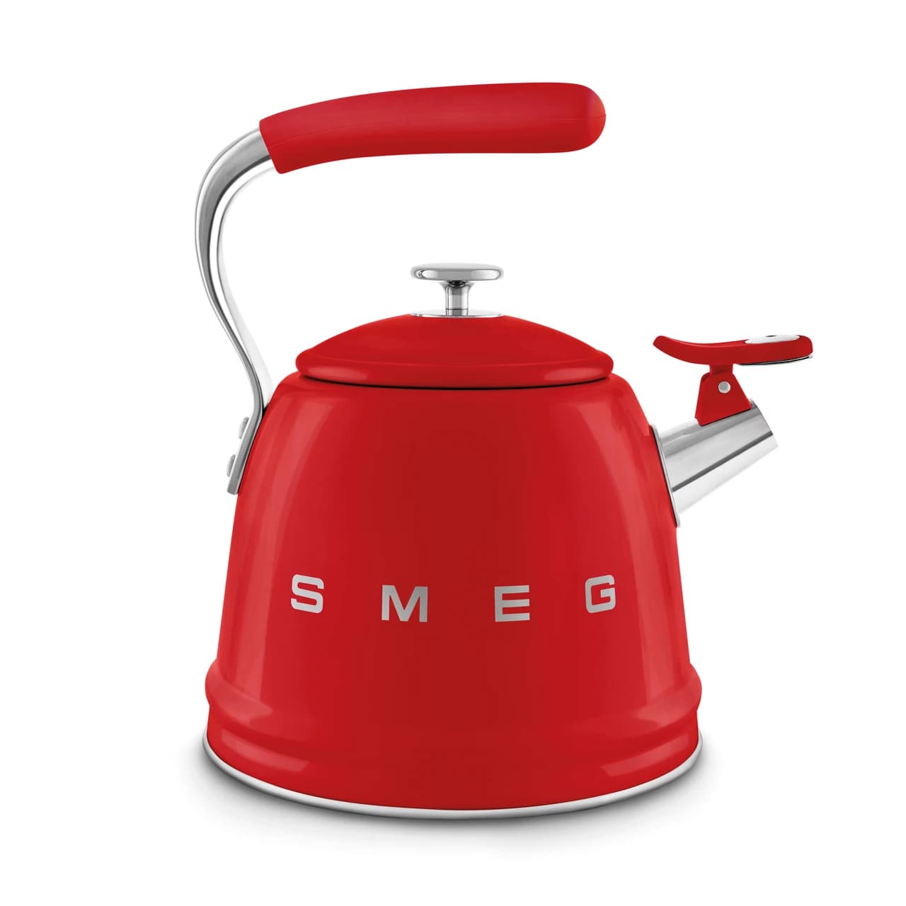 Smeg WKF01RD Whistling Kettle – Red