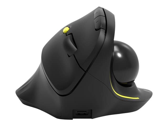 PORT DESIGNS - PORT Connect Professional - vertical mouse - with trackball - 2.4 GHz, Bluetooth 3.0, Bluetooth 5.0