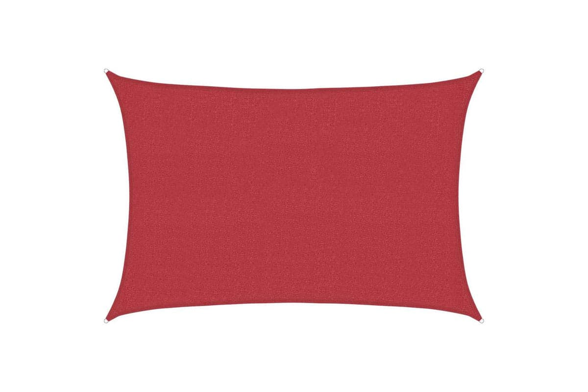 Vidaxl 311626 Sunshade Sail Red 3.5x4.5 M Hdpe