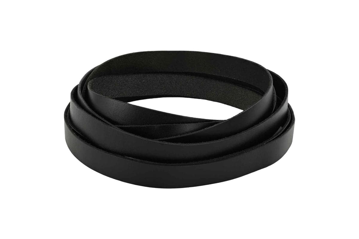 Vidaxl Leather Strap 1 Black 1000 X 2 Cm Leather