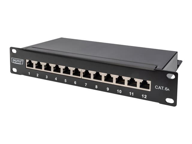 DIGITUS - DN-91612S-EA - patch panel - 1U - 10"