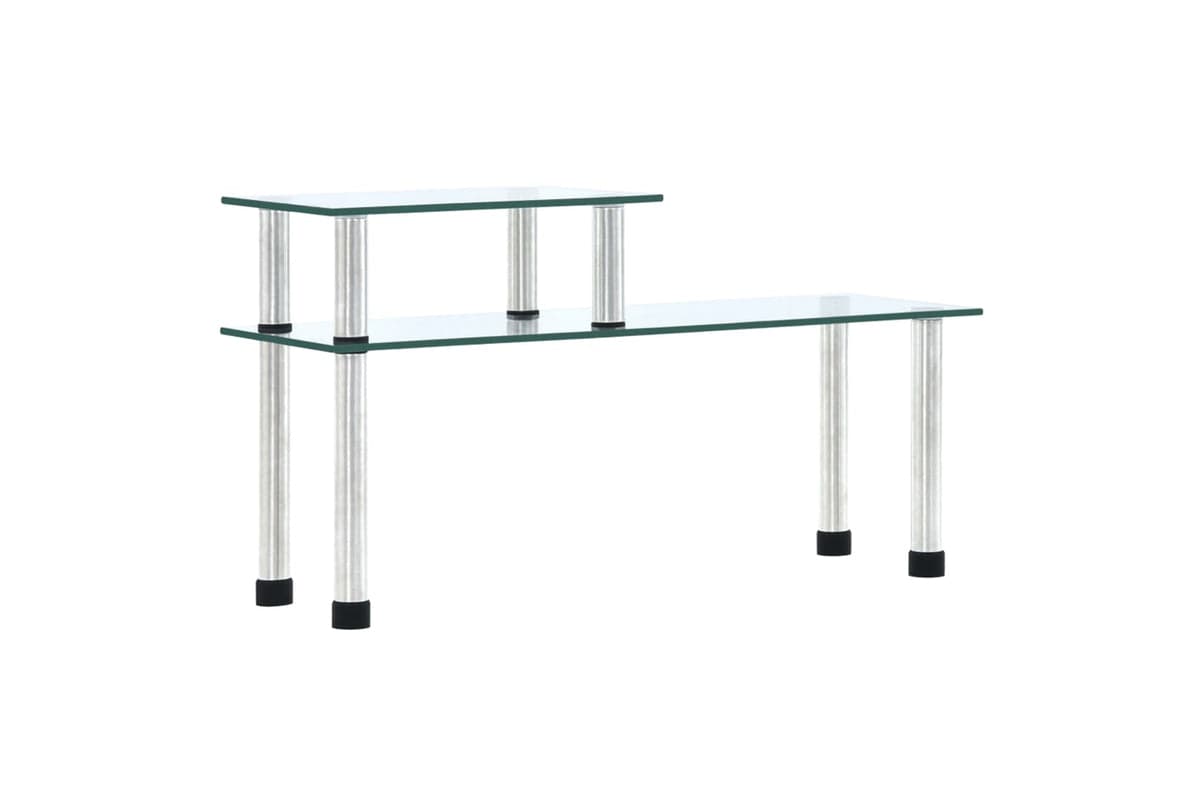 vidaXL 249523 Kitchen Shelf Transparent 45x16x26cm Tempered Glass