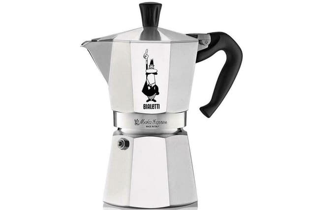 Bialetti Moka Express 3 Cup- Espresso Coffee Maker – Silver | ME3