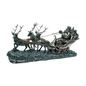 Santa on Sleigh Ornament