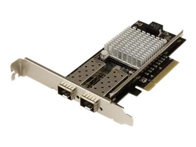 STARTECH.COM - Startech 10G Network Card - 2x 10G Open SFP+ Multimode LC Fiber Connector - Intel 82599 Chip - Gigabit Ethernet Card (PEX20000SFPI) - Network adapter - PCIe 2.0 x8 low profile - 10GbE - 10GBase-LR, 10GBase-SR, 10GBase-LRM - black - for P/N: BNDTB10GI, BND