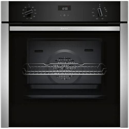 NEFF N50 71LITRE BUILT IN SINGLE OVEN - SLIDE&HIDE