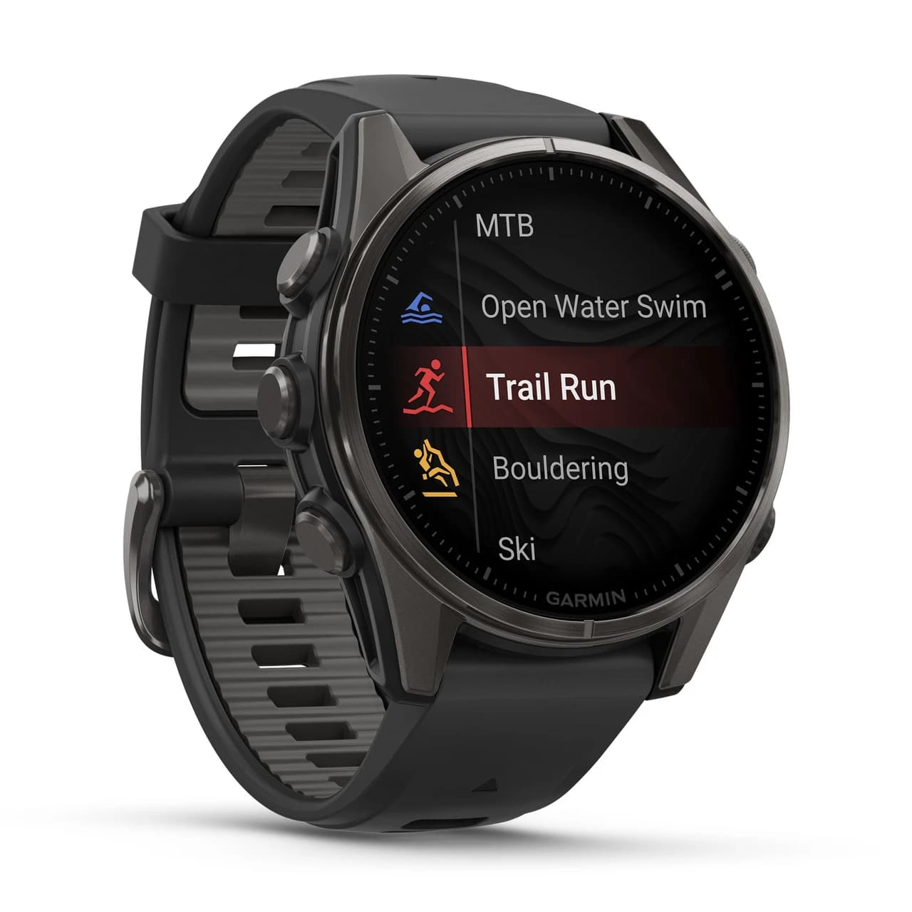 Garmin 010-02903-21 Fēnix 8 43mm AMOLED Smart Watch – Black