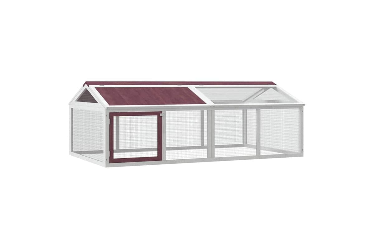 Vidaxl Run Box Mocha 200x1125x74 Cm Solid Wood Pine