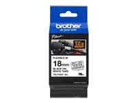 BROTHER - BRO BLACK ON WHITE 18MM FLEXI TAPE
