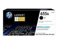 HP - 655A - black - original - LaserJet - toner cartridge (CF450A)