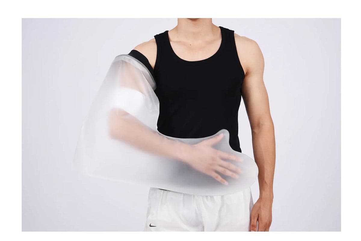Hemmka Health Pediatric Child Waterproof Cast Protector - Arm | Soft Neoprene Seal | Medium