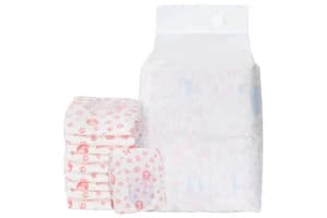Vidaxl Disposable Dog Diaper Female 30 Pcs White Xs