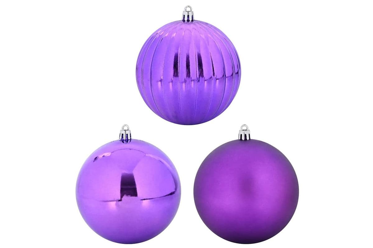 Vidaxl Christmas Bauble Set 15 Pcs Lilac
