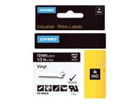 DYMO - Rhino Coloured Vinyl - tape - 1 cassette(s) - Roll (1.2 cm x 5.5 m)
