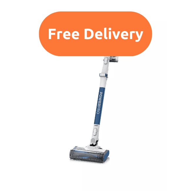 Shark PowerPro Cordless Stick Vacuum, with Anti Hair Wrap & Floor Detect - Navy Metallic | IZ380UK