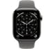 Apple Watch Series 11 GPS + Cellular 46mm Natural Titanium Case with Stone Grey Sport Band - S/M | MFCW4MP/A