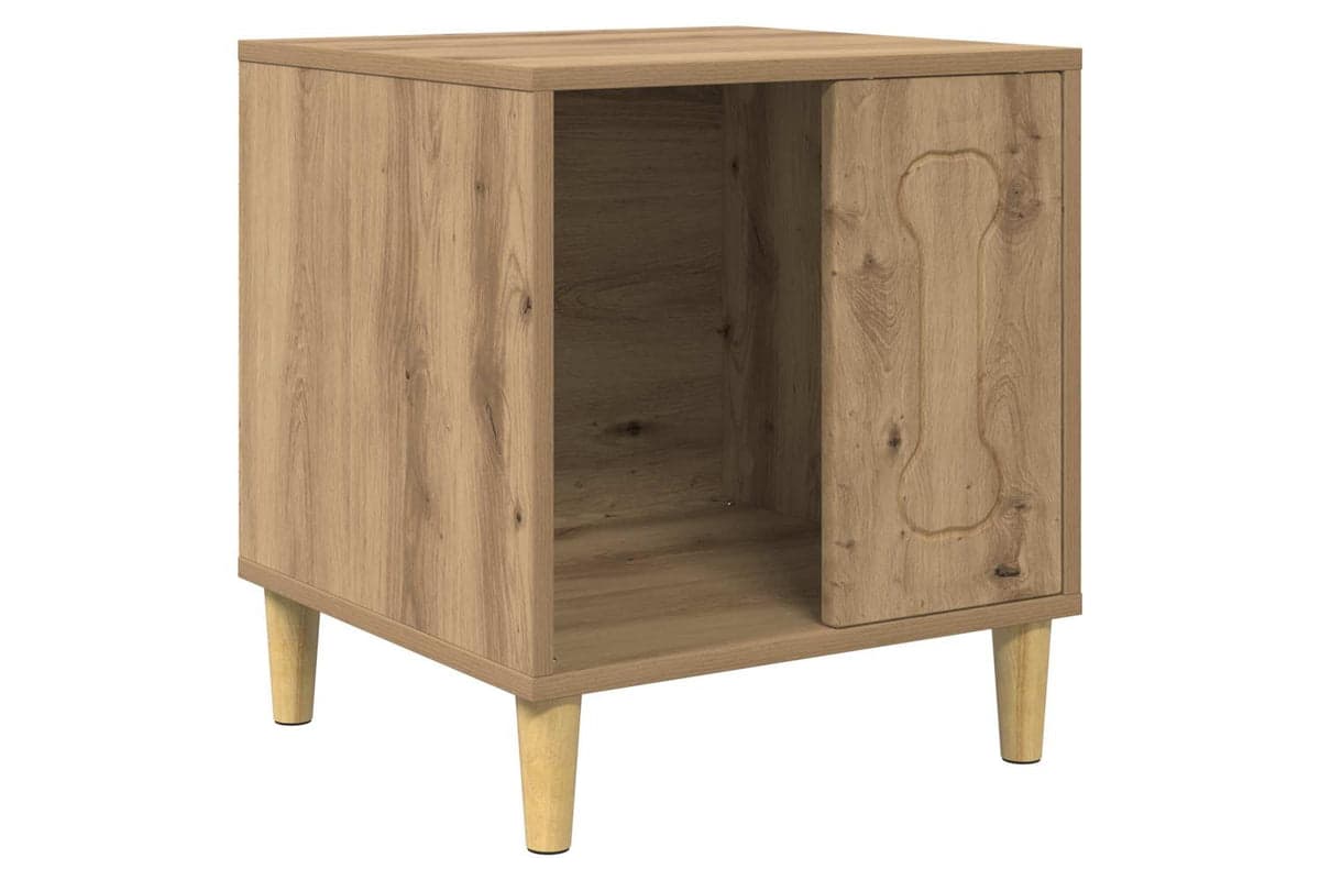 Vidaxl Dog House Artisian Oak 44 X 42 X 49 Cm Engineered Wood