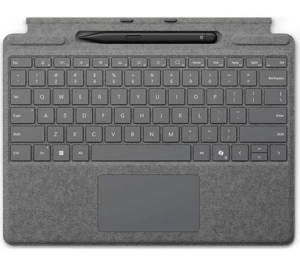MICROSOFT Surface Pro Typecover & Surface Slim Pen 2 Bundle - Platinum