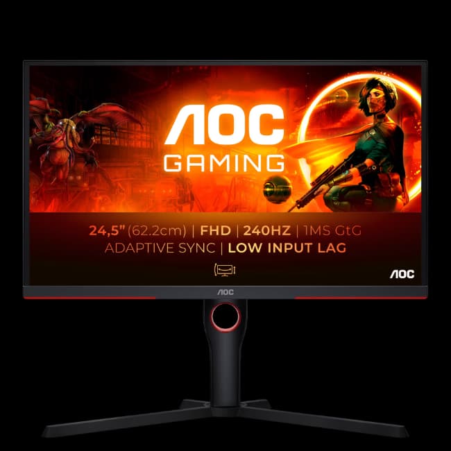 AOC 25" G3 FHD VA Gaming Monitor - Black | 25G3ZM-BK