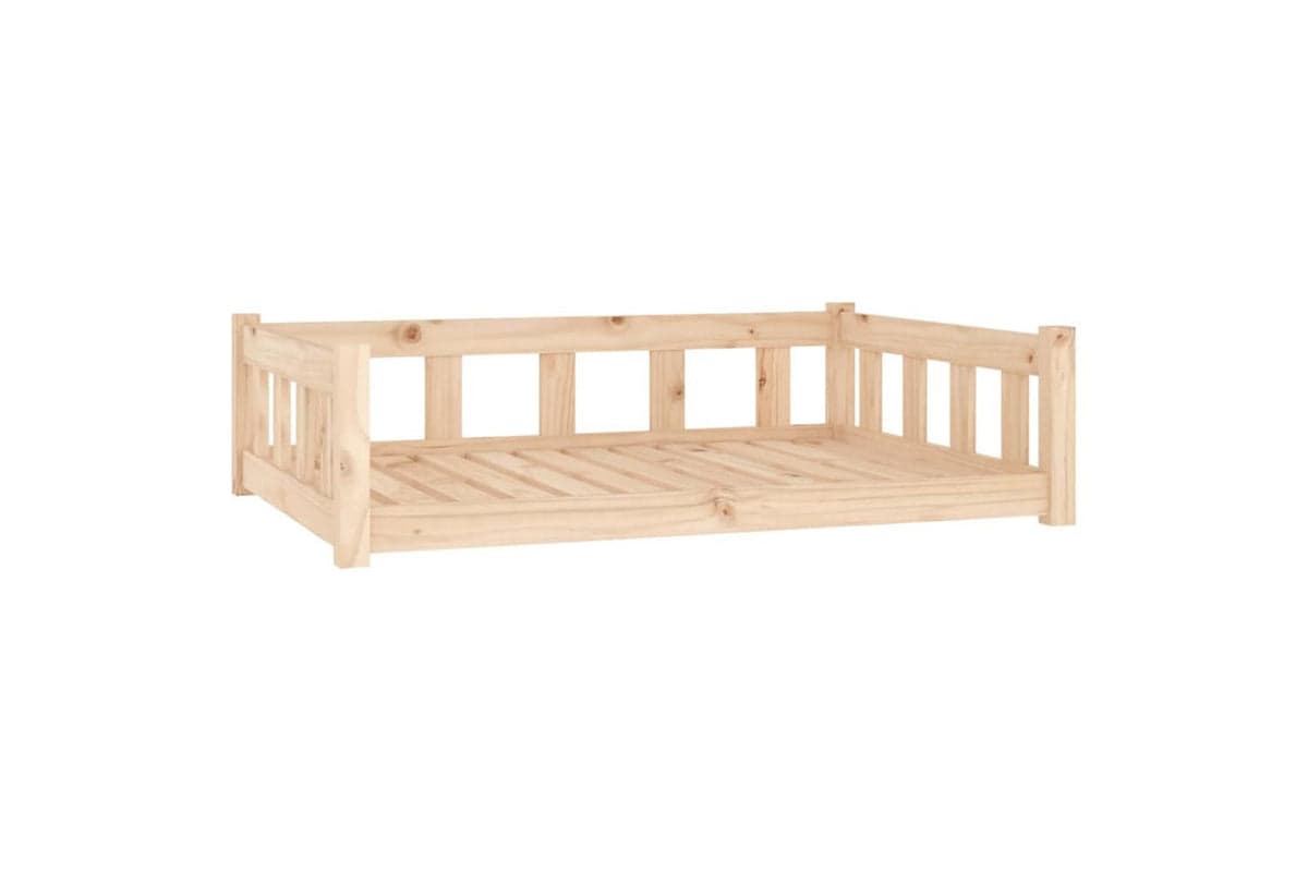 Dog Bed 1055x755x28 Cm Solid Wood Pine