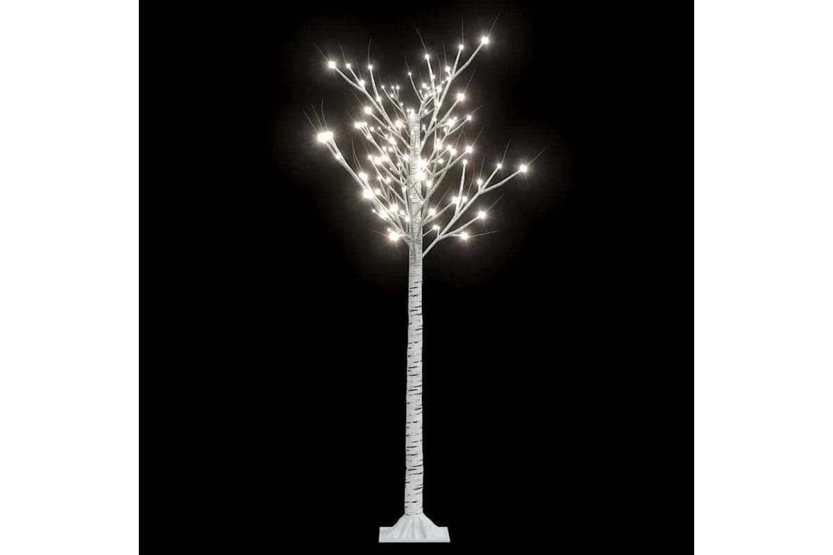 Vidaxl Christmas Tree 156 Leds 15 M Cold White Willow Indoor Outdoor