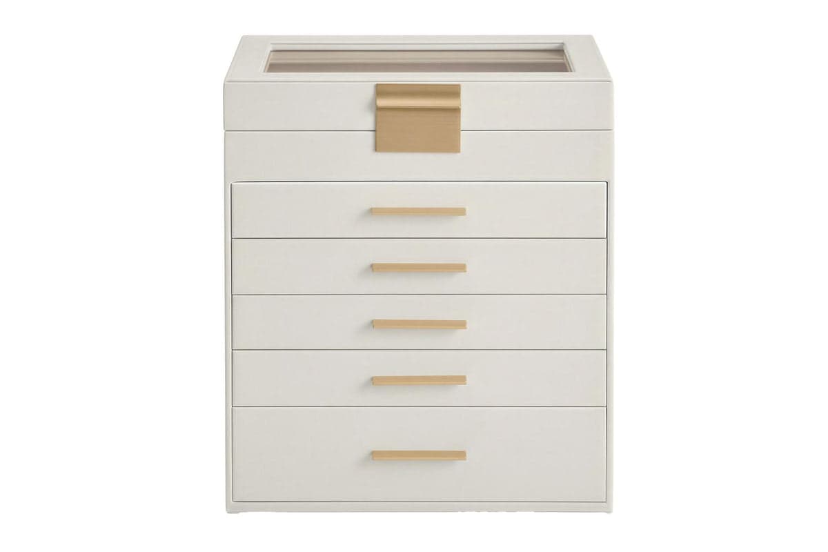 Songmics Jewelry Box | Jewelry Organizer | Pu & Mdf | 16.3 X 25.1 X 29 Cm