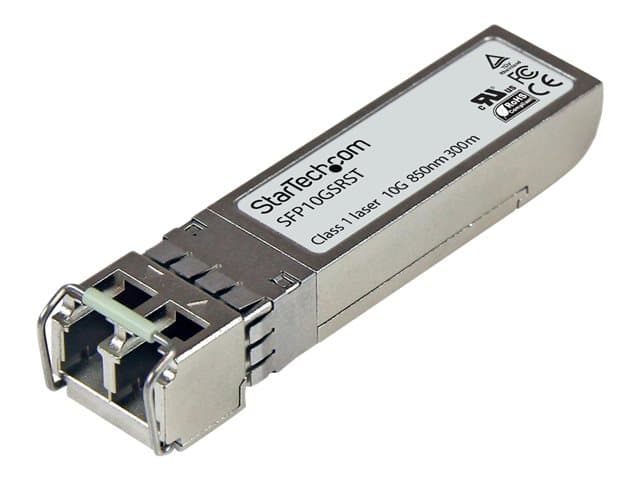Startech Cisco SFP-10G-SR Compatible SFP+ Module, 10GBASE-SR, 10GbE Multimode Fiber MMF Optic Transceiver, 10GE Gigabit Ethernet SFP+, LC 300m, 850nm,