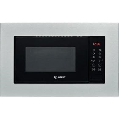 Indesit Built-In 800W Microwave with Grill - Stainless Steel