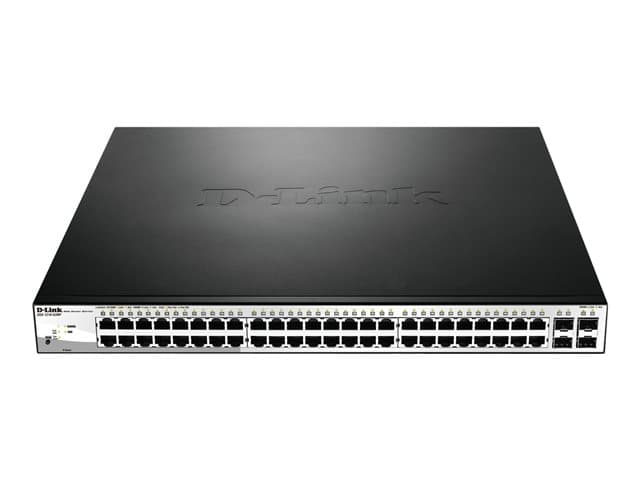 D-LINK - Web Smart DGS-1210-52MP - switch - 52 ports - Managed - rack-mountable