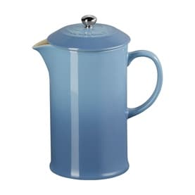 Stoneware Cafetiere With Metal Press 1L
