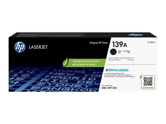 HP - 139A - black - original - LaserJet - toner cartridge